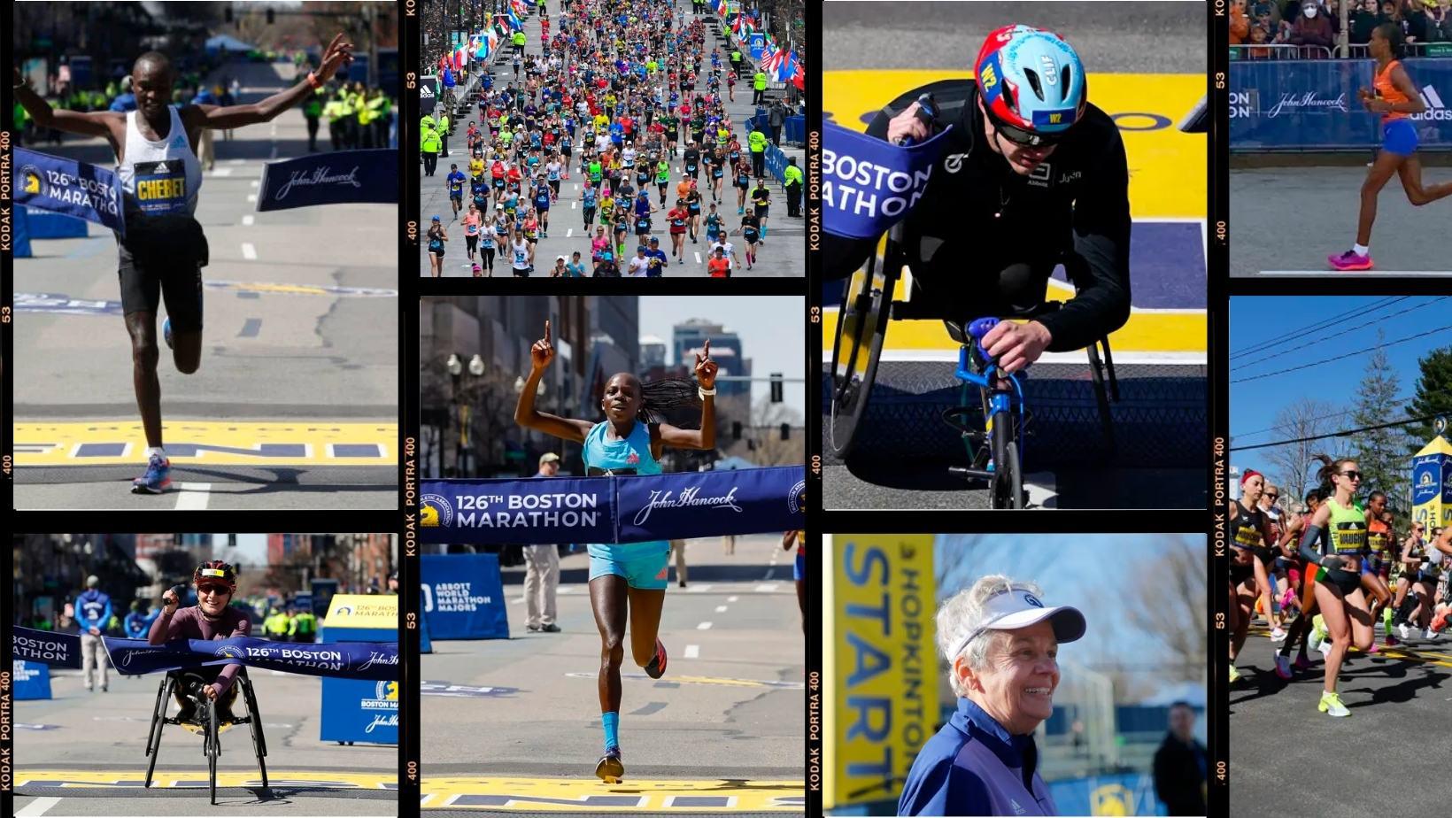 What a finish between Peres Jepchirchir and Ababel Yeshaneh at the 2022 Boston Marathon!