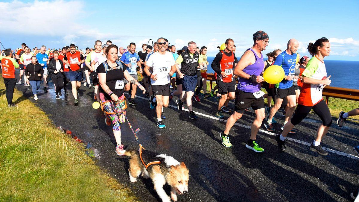 Wild Atlantic View for Ceide Coast Half Marathon & 10K