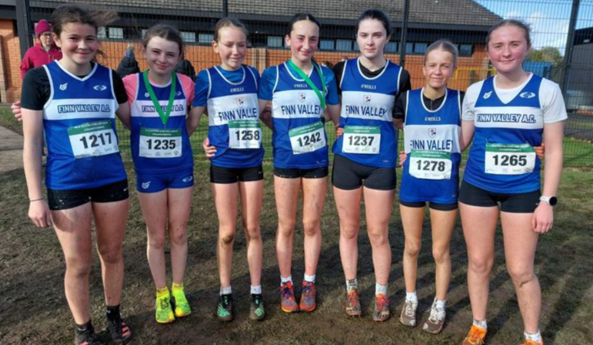 Celebrating Teamwork: Finn Valley's Strong Showing at Ulster Cross Country