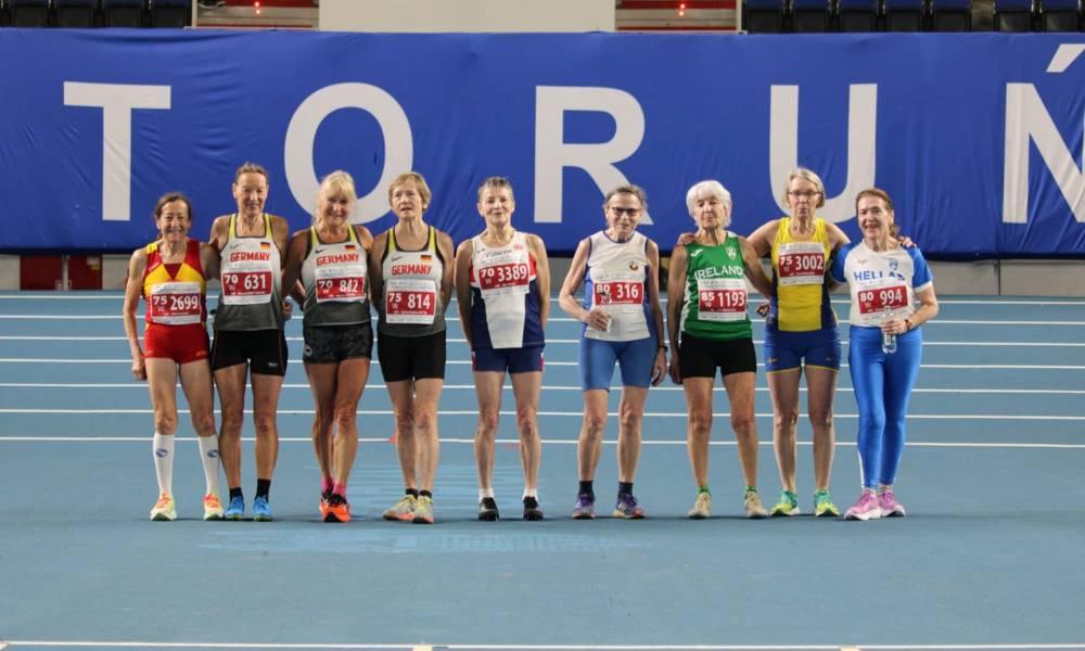Team Ireland Shining Bright at European Masters Athletics Indoor Championships
