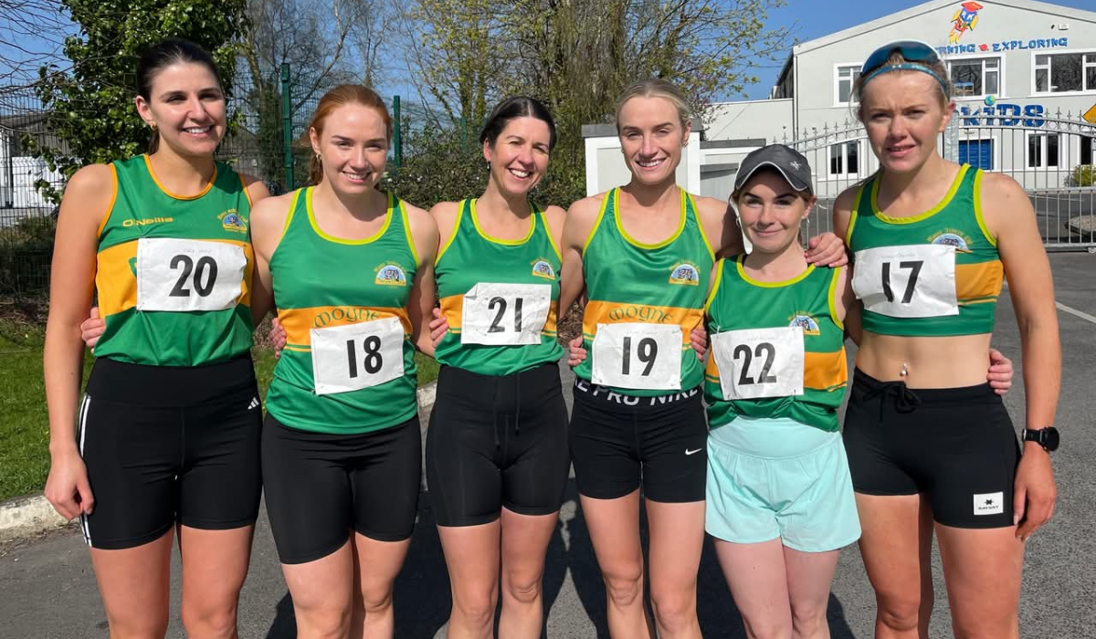Moyne AC Shine at County Championships with PBs and Team Glory