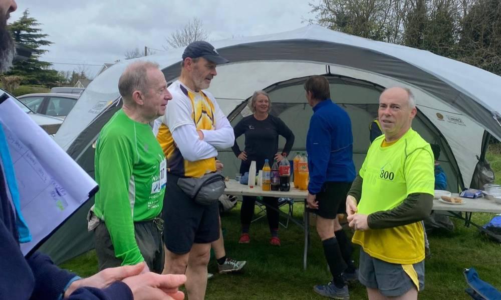 Tom Galvin receiving his 800th IMRA race t-shirt.