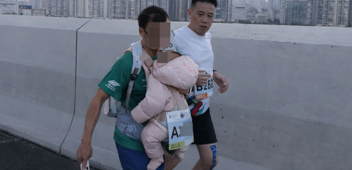 “Is That a Baby?” Runner Removed From Marathon After Bizarre Mid-Race Discovery