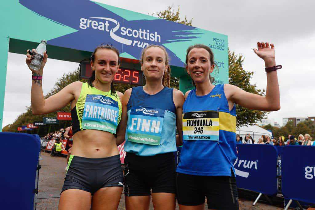 Michelle Finn leads the way in Great Scottish Run